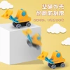 Cross-border factory direct sales cartoon student learning pen roller bulldozer series shaped pen sharpener with eraser creativity Specification image